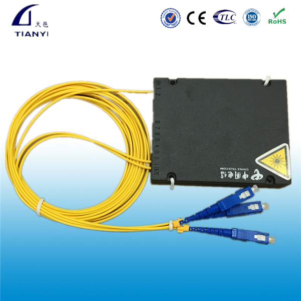 1x2 ABS Box Optical PLC splitter-SC/UPC