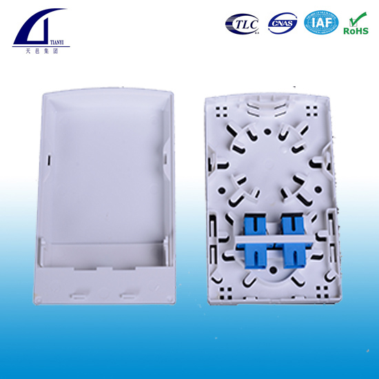 2 ports Fiber Optic Wall Plate Outlet
